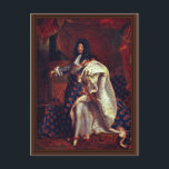 Carte Postale Portrait Du Roi Français Louis Xiv Par Rigaud Hy<br><div class="desc">Portrait Du Roi Français Louis Xiv Par Rigaud HyacinthePortrait Du Roi Français Louis Xivis Oeuvre Du Célèbre Artiste Rigaud Hyacinthe. Dessiné vers 1701 à l'aide de la Technique de Toile, il est maintenant situé au Musée du Louvre à Paris. Hyacinthe Rigaud (18 Juillet 1659, Perpignan (Pyrénées-Orientales)-29 Décembre 1743, Paris) Était...</div>