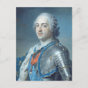 Carte Postale Portrait du roi Louis XV 1748