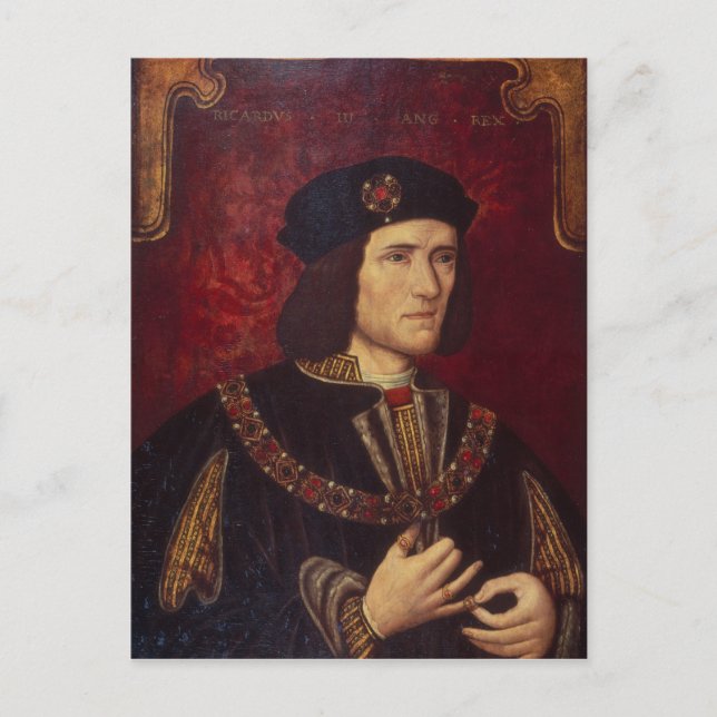 Carte Postale Portrait du Roi Richard III (Devant)