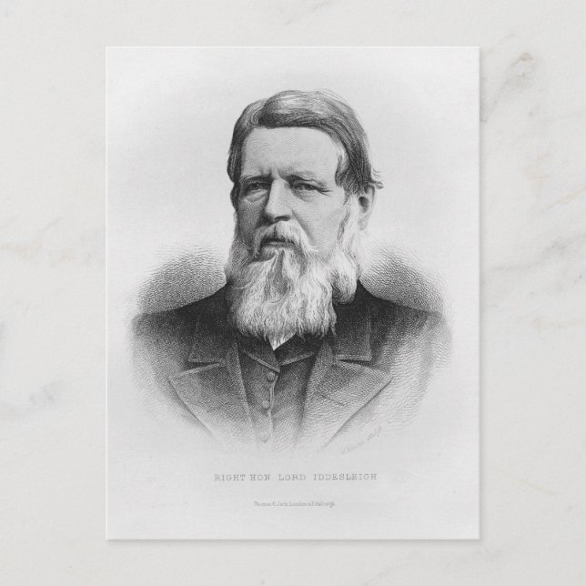Carte Postale Portrait du très honorable Lord Iddesleigh (Devant)