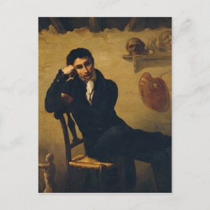 Carte Postale Portrait d'un artiste dans son atelier