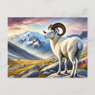 Carte Postale Portrait d'un bélier Majestic