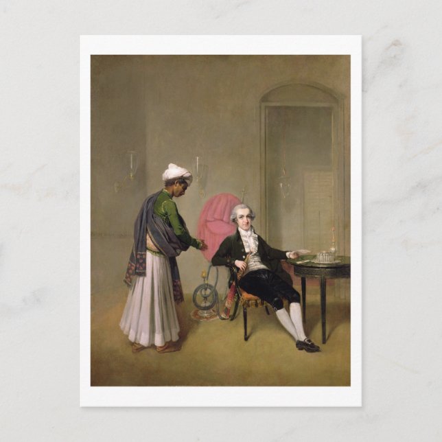 Carte Postale Portrait d'un gentleman, possibly William Hickey, (Devant)