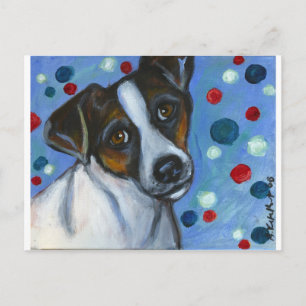 Carte Postale Portrait d'un Jack Russell