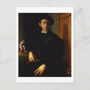 Carte Postale Portrait d'un jeune homme, c.1532-40 (huile sur pa