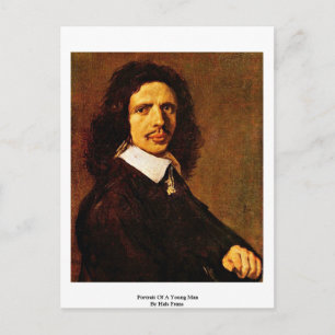Carte Postale Portrait D'Un Jeune Homme Par Hals Frans