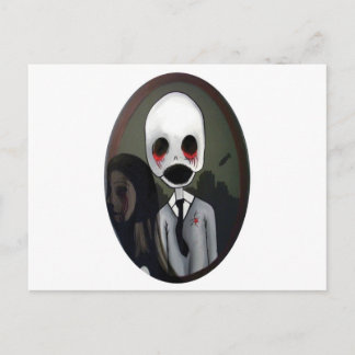 Carte Postale portrait d'un zombie