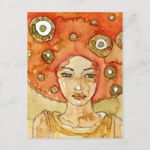 Carte Postale Portrait d'une belle fille