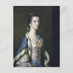 Carte Postale Portrait d'une dame, 1758