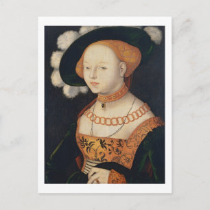 Carte Postale Portrait d'une dame, c.1530