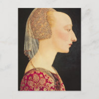 Portrait d'une dame en rouge, 1460-70