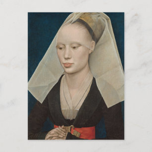 Carte Postale Portrait d'une dame par Rogier van der Weyden -