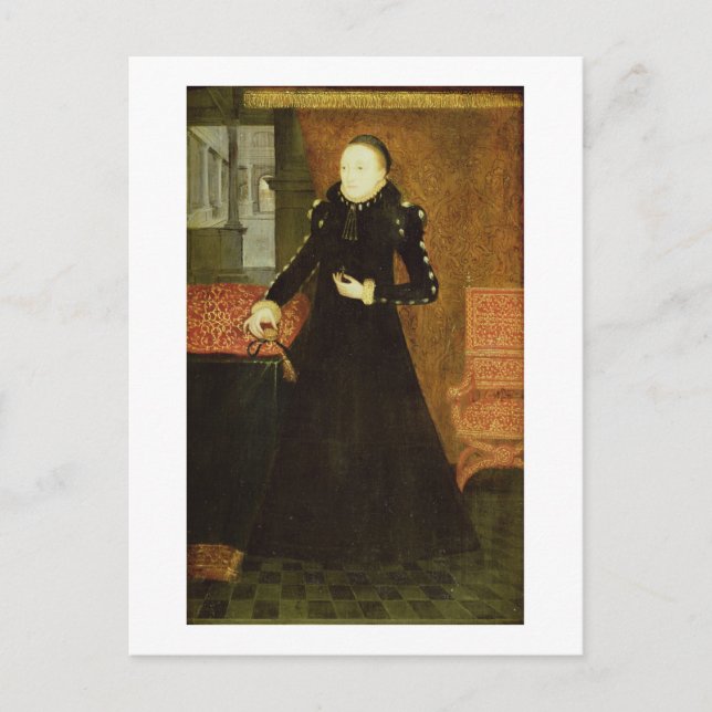 Carte Postale Portrait d'une dame, thought to be Katherine, Duch (Devant)