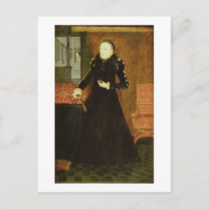 Carte Postale Portrait d'une dame, thought to be Katherine, Duch