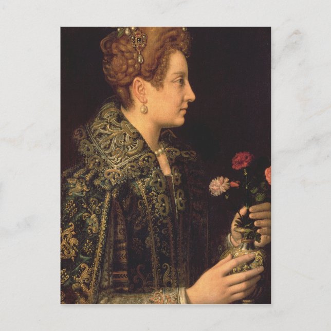 Carte Postale Portrait d'une femme (Devant)
