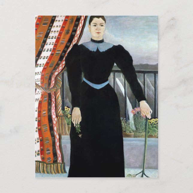 Carte Postale Portrait d'une femme, 1895 (Devant)