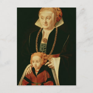 Carte Postale Portrait d'une femme avec sa fille