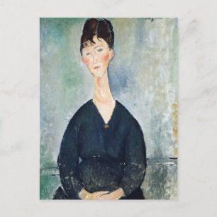 Carte Postale Portrait d'une femme de Cafe Singer par Amedeo Mod