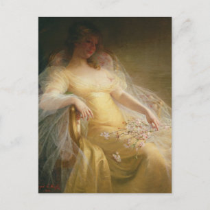 Carte Postale Portrait d'une femme (oil on canvas)