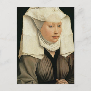 Carte Postale Portrait d'une femme par Rogier van der Weyden -