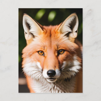 Carte Postale Portrait d'une Fox