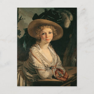 Carte Postale Portrait d'une jeune femme