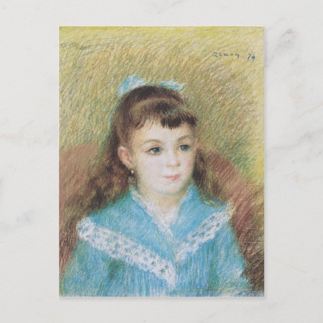 Carte Postale Portrait d'une jeune fille (Elizabeth Maitre) Reno (Devant)