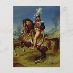 Carte Postale Portrait équestre de Joachim Murat 1812
