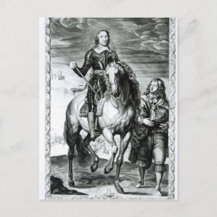 Carte Postale Portrait équestre d'Oliver Cromwell