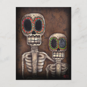 Carte postale Portrait famille