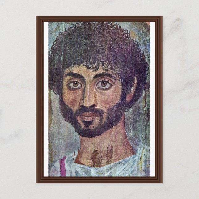 Carte Postale Portrait Fayum Mummy De Römisch-Ägyptischer (Devant)