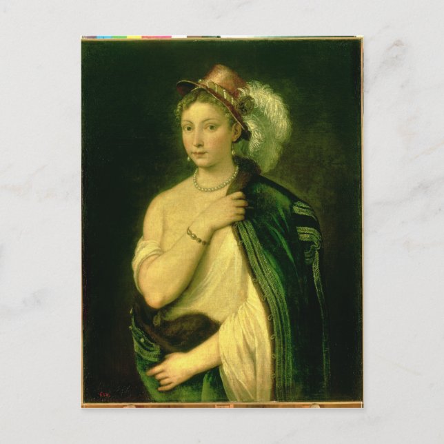 Carte Postale Portrait féminin, c.1536 (Devant)