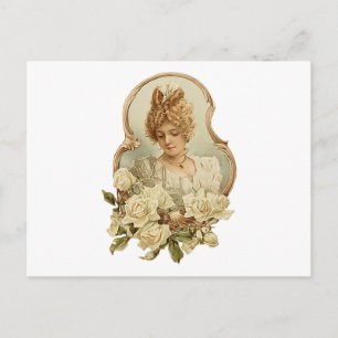 Carte Postale Portrait féminin victorien