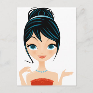 Carte Postale portrait fille