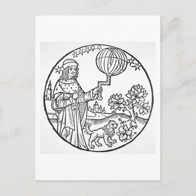 Carte Postale Portrait idéal d'Aristote (384-322 av. J.-C.), cop (Devant)