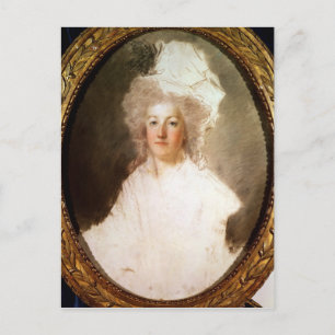 Carte Postale Portrait inachevé de Marie-Antoinette