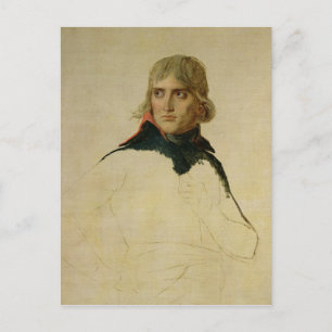 Carte Postale Portrait inachevé du général Bonaparte