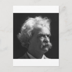 Carte Postale Portrait Mark Twain