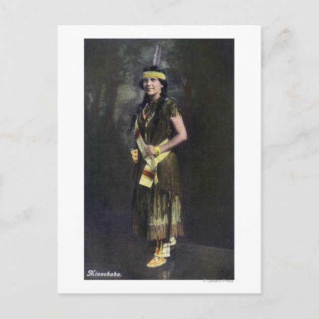 Carte Postale Portrait Minnehaha (Devant)