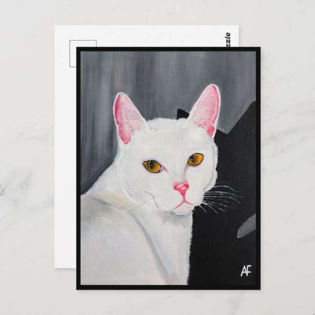 Carte Postale Portrait of Blanca Painting by Alfred Fox (Devant / Derrière)