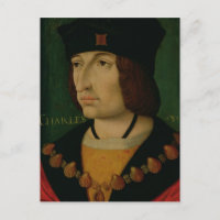 Portrait of Charles VIII  King of France