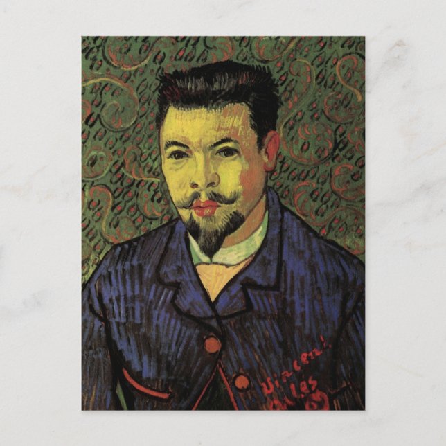 Carte Postale Portrait of Doctor Felix Rey by Vincent van Gogh (Devant)