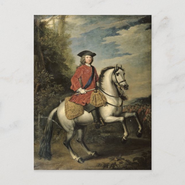 Carte Postale Portrait of King George I, 1717 (Devant)