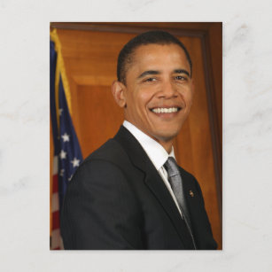 Carte Postale Portrait officiel de Barack Obama