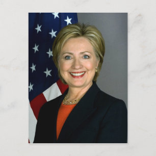 Carte Postale Portrait officiel d'Hillary Clinton
