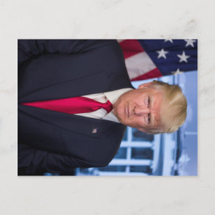 Carte Postale Portrait officiel présidentiel de Donald Trump