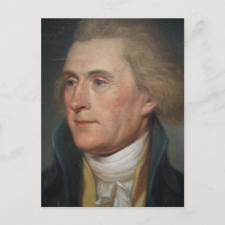 Carte Postale Portrait Painting of Thomas Jefferson