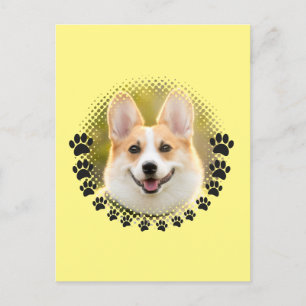 Carte Postale Portrait personnalisé de chien