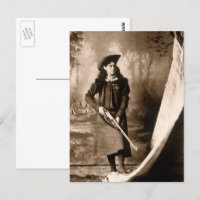 Portrait photo vintage, Mademoiselle Annie Oakley 
