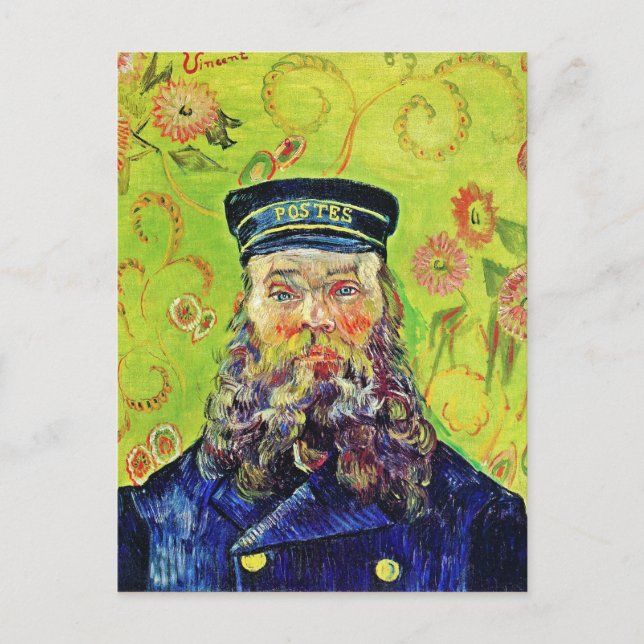 Carte Postale Portrait Postman Joseph Roulin Vincent van Gogh (Devant)